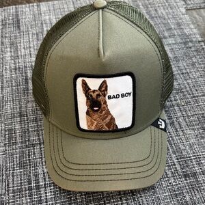 Goorin Bros Olive Dog Patch Cap